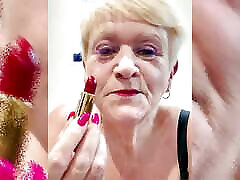 Who loves red lipstick on their cock?