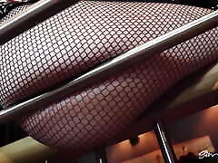Lady Angela cage fetish femdom POV