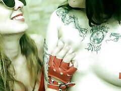 burning her tits and nipple lezdom-extreme lesbian domination cruelty-lesbian popielniczka-burning chest