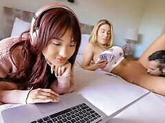 Busty Step Mom Ella Reese Teaches Her Asian Step Daughter Mina Luxx fetish milk squirting rimjob To Relax - FreeUse Fantasy