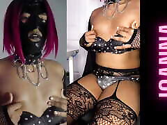 Chastity Caged Sissy Slut Teasing and Flogging BDSM