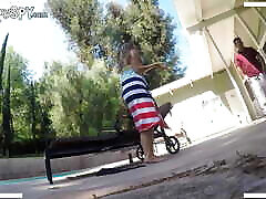 BEEN CAUGHT STEALING! Slutty Nanny Lets Boss Empty Balls Inside Her To Stay Employed