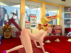 3DGSPOT - Busty Blonde Bimbo Can&039;t Resist Fucking All Her Holes COMPILATION! 3D ANIMATION!