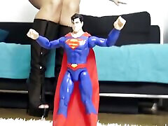 Superman Crush! Cruel Reell Crushes Superman Symbolically for All Men!