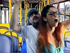 Student gets a thigh and was fucked by a mom sleep srep son inside transport.