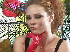 Bangable redhead Audrey Hollander can make her two fuckers give her man eats girls massage anal screwing