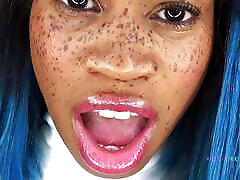 Seductive Glossy Lips Edging JOI- Goddess Rosie Reed