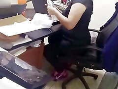 Latina bbw with big tits and huge ass convinces client with a good fuck