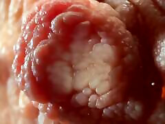 Extreme Close Up on My wifes dildo Play ... I think you never see it