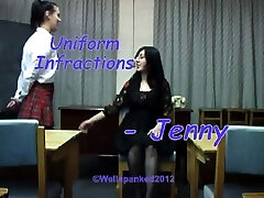Uniform Infractions - Jenny - from Wellspanked
