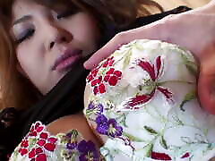 Maria Amane an experienced woman with hairy pussy gets her