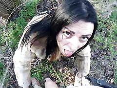 Cheating Wife Goes Fur-coat Shopping with Her Husband&039;s Friend. She Will Suck His Cock Out-door 221