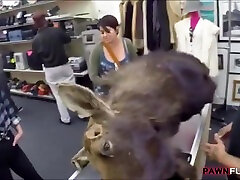 Two Lesbians Pawn Their Asses And Get Fucked For Money