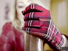Cukierki mogą - szarpnięć Bbc z skórzane rękawiczki