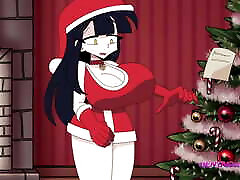 Lewd Christmas Wish - Huge Tits Brunette granny creams on monster bbc Tittyfuck