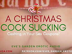 A Christmas Cock Sucking - Erotic solo hd porn for Men by Eve&039;s Garden