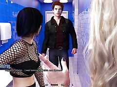 Horny 18 Year Old College Girl Hot Sex in Public Toilet - 3D Hentai Animated Porn - Life in Santa County