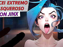 Spanish short hair mature album CEI Extreme and disgusting with Jinx from League of legends.