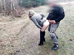 One bitch two fuckers public banging part 1