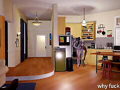 3D Hot Asian Stepmother Cheating with Her BBC Stepson