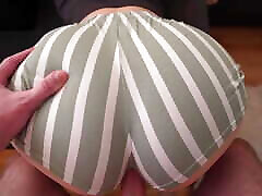 Fucked my stepsister through a hole in her shorts, her torn shorts turned me on