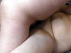 Fat virgin man with a small soft cock could barely fuck my pussy, but as reward i let him cum inside me - Milky Mari