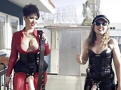 Sissy trained for our monster dildos - fucking bench Zeida and Alexandra