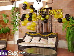 New Year 2025 - My boss invites me to her house and shares her pussy with her husband