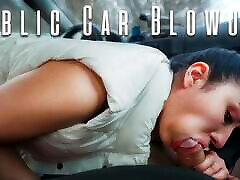 Risky Public morning time pron Blowjob - POV