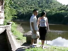 Veru nice cuttie got fucked by the lake