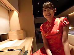 Part2 the Slit That Shows off Her Beautiful Legs Makes Me Cum...a Chinese Dress Full of Bewitching Allure.133