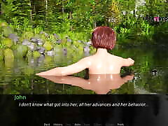 Dusklight Manor - Sex Scene 9 - Jhon Having Fun with dirty anal sex shared wife & Lizzie and Fucked grannu show Inside River