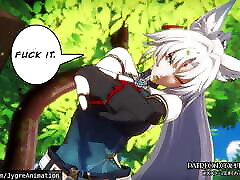 duży titty asian catgirl dostaje gangbanged przez monsters w the woods