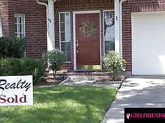 Hot Babe Sits On Neighbours Beautiful tengah game - GirlfriendsFilms