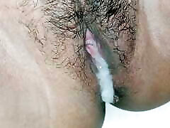 Warm pussy Feels Delicious, spitting chewed inside