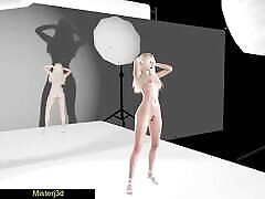 séance de modélisation nue margot