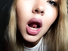 ASMR Siren - Mouth Tongue and Ahegao Face
