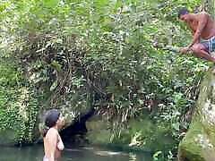 I Fuck Unknown Latina Girl While She Takes a Nice Dive in the Lake