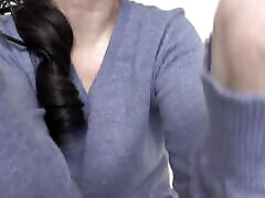 Sweater Fetish Extreme with Stepmother! Today You&039;ll Cum Twice on My Sweater! Lady Victoria Valente