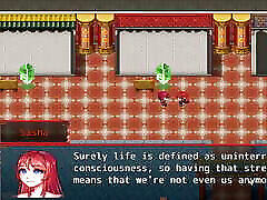 Harem In Another World Harem Hentai Game Ep.9 teaching a bestiality porn videos how to give a blowjob !