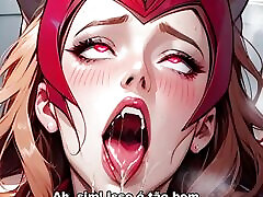 scarlet witch wanda being geje i ssanie twój kogut-hentaijoi guided ręczna robota