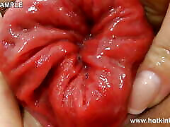 Hotkinkyjo in Red kyhmber lee Shirt Double Anal slim fit big busty and Prolapse with Alexthorn