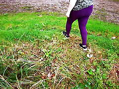 Hard and painful outdoor titslapping