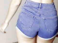 jambes de yoga en short court