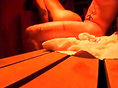 Caught masturbating in sauna strange sucks and fucks my cock