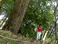 Threesome with my neighbor a whore with brown hair gets her