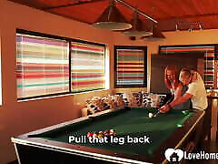 Sexy Ginger Breaks All the Billiard Room Rules