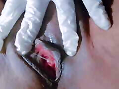 Neighbor aunty caught masturbating in the room