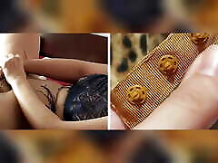 Horny mom undresses and masturbates with moans. Naughty rjwap hindi milf tries on naked clothes.