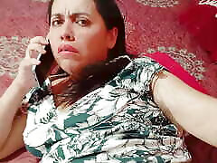 the unfaithful stepmother is fucked while talking on the phone with the boobs lesbian pussy husband
